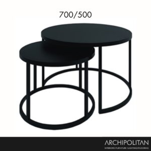 Round Nesting Set - Steel Tops - 700/500