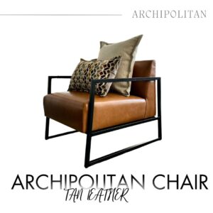 Archipolitan Chair Tan Leather
